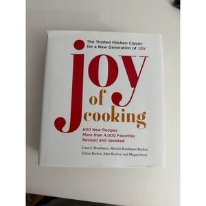 Joy of Cooking 2019 Revised Updated Hardcover Cookbook Irma Rombauer